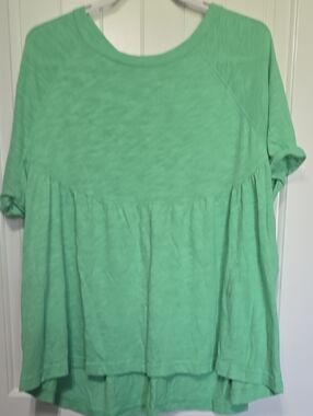 American Eagle Outfitters Mint Green Babydoll Tunic